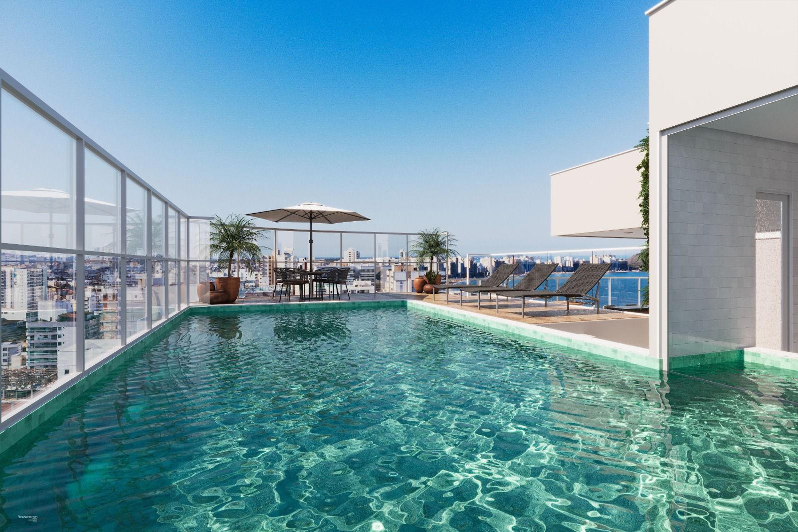 Piscina na Cobertura